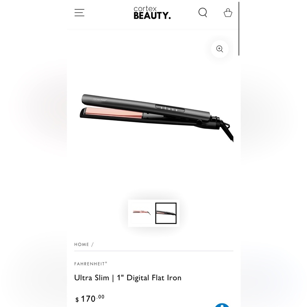 Cortex Beauty straightener